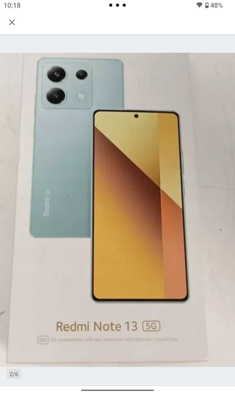 SUPER telefon redmi note 13 5G. Pamięć 8/256 gb