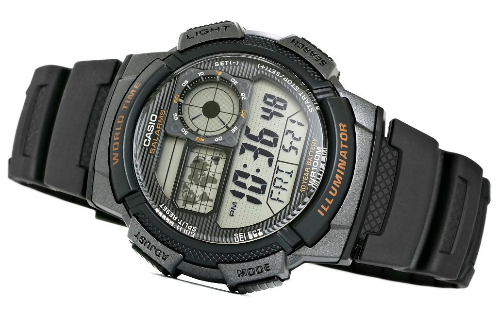 zegarek męski casio ae-1000w-1avdf + box