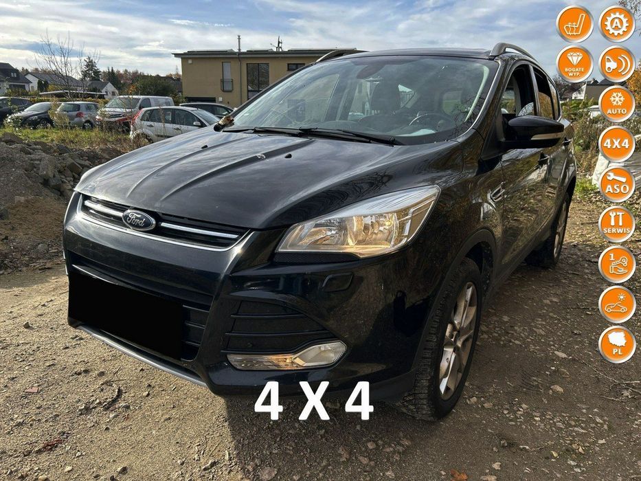 Ford Kuga Kuga 2.0TDCI IndIvidual 150km 4x4 SKÓRA panorama KAMERA serwis 2016