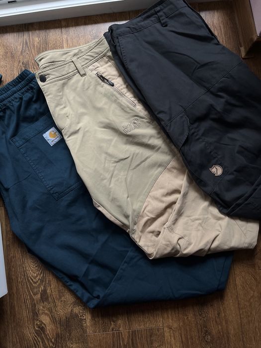Штани карго, трекінгові, carhartt,fjall raven, jack wolfskin