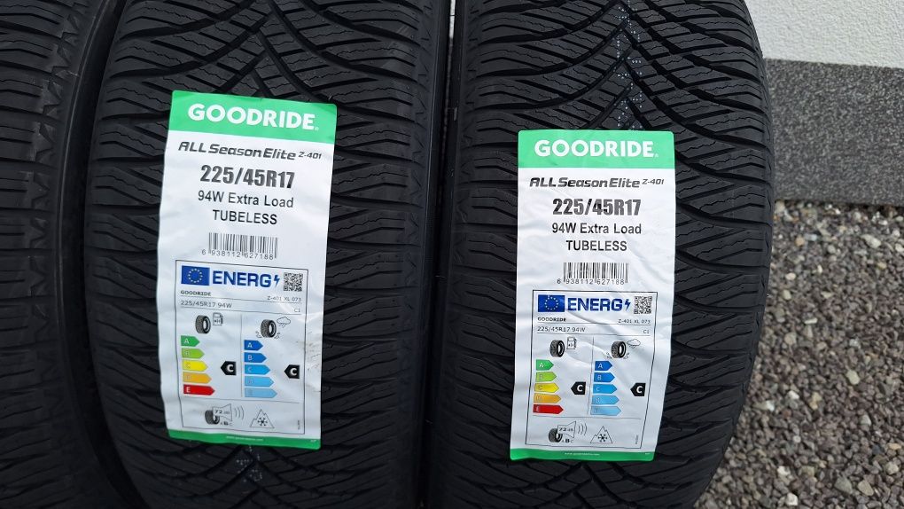 Nowe Opony Całoroczne 225/45 R17 Super Jakość 2024r.Okazja