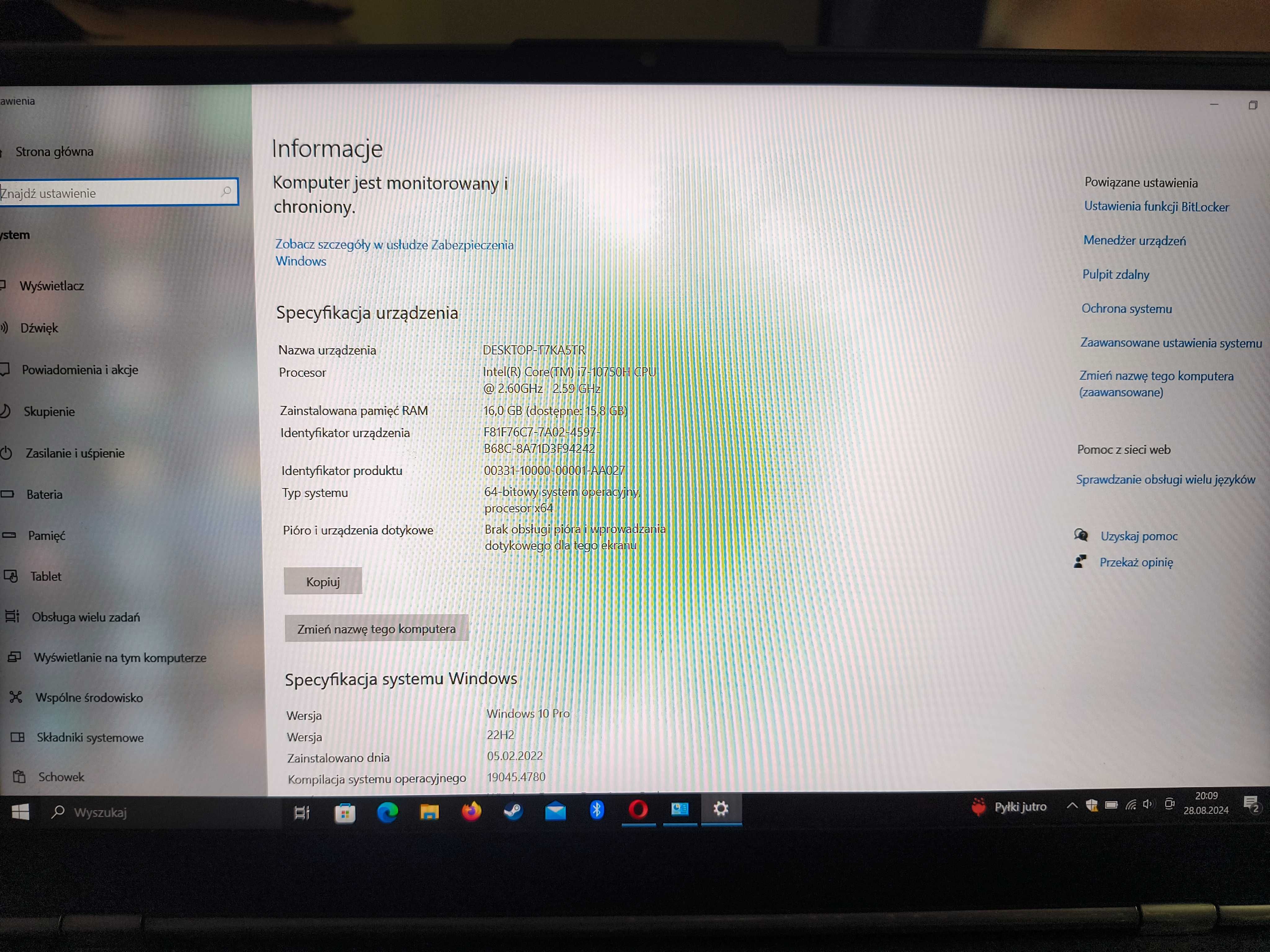 Laptop gamingowy LENOVO Legion 7