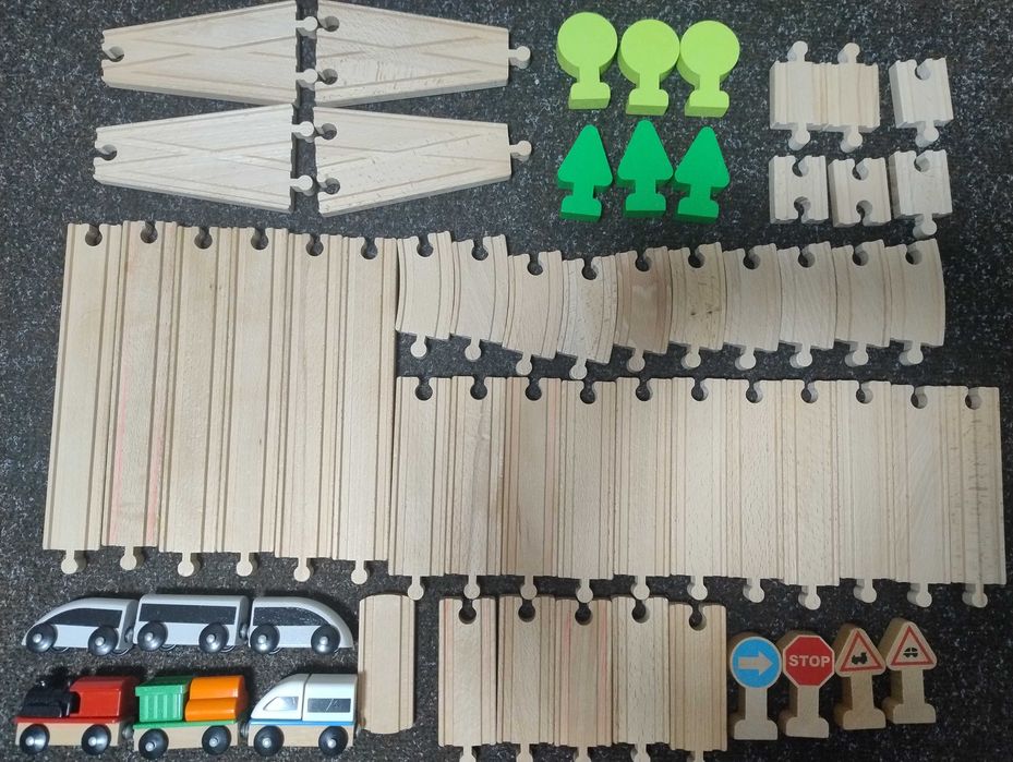 Залізна дорога Ikea, дерев'яна