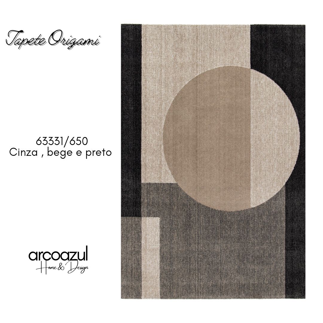 Novidade - Tapete Orgami - Varias cores e medidas By Arcoazul