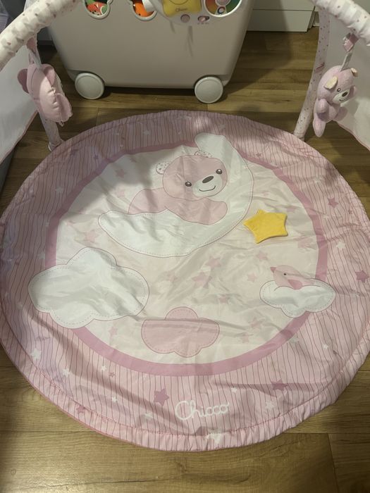 Mata dla niemowlaka chicco różowa