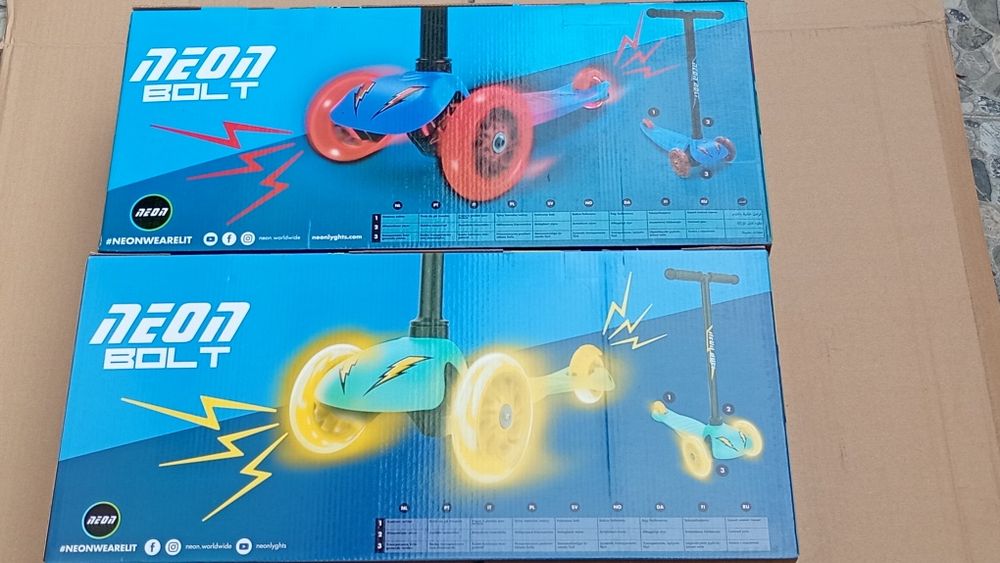 Hulajnoga trójkołowa Neon Bolt super jakość