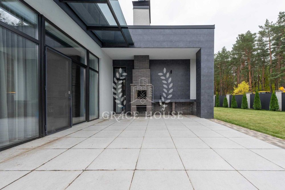 Продажа нового дома (190м2) у леса с бассейном, Пуща-Водица, Горенка