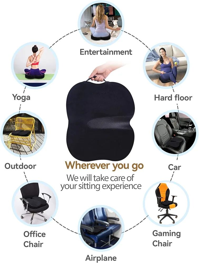 Poduszka siedziska travel easy pianka memory foam