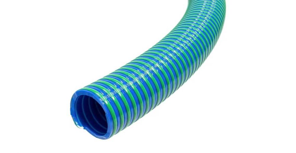 Wąż ssawno-tłoczny do gnojowicy PCW niebiesko-zielony fi150 6" PVC 152