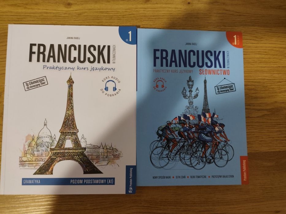 Francuski w tłumaczeniach gramatyka +  słownictwo