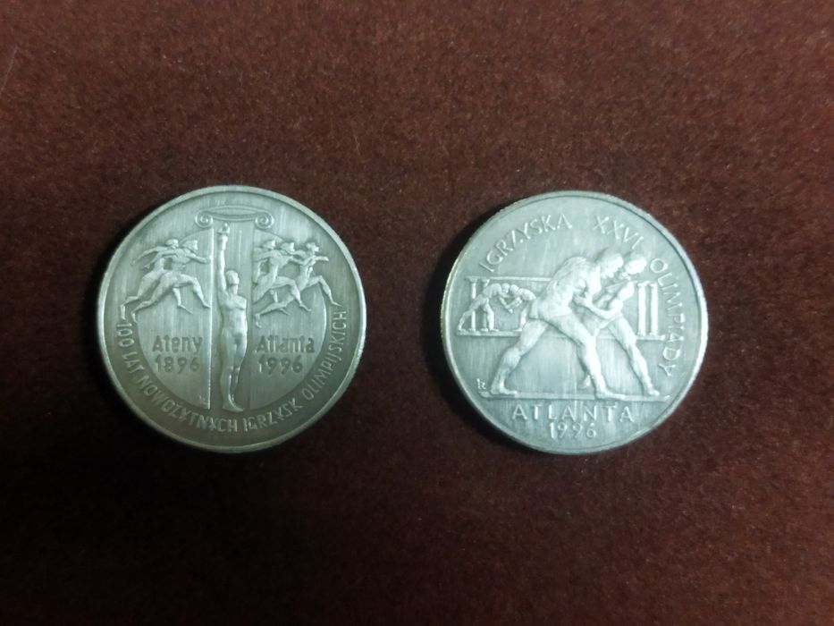 2 monety kolekcjonerskie o nominale 2 zł, Atlanta 1996