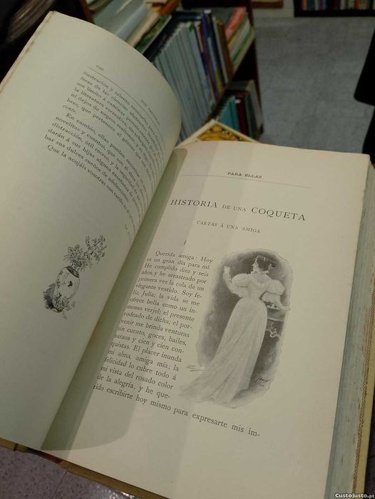 Para Ellas Coleccion de Novelitas y Cuentos Originales 1896