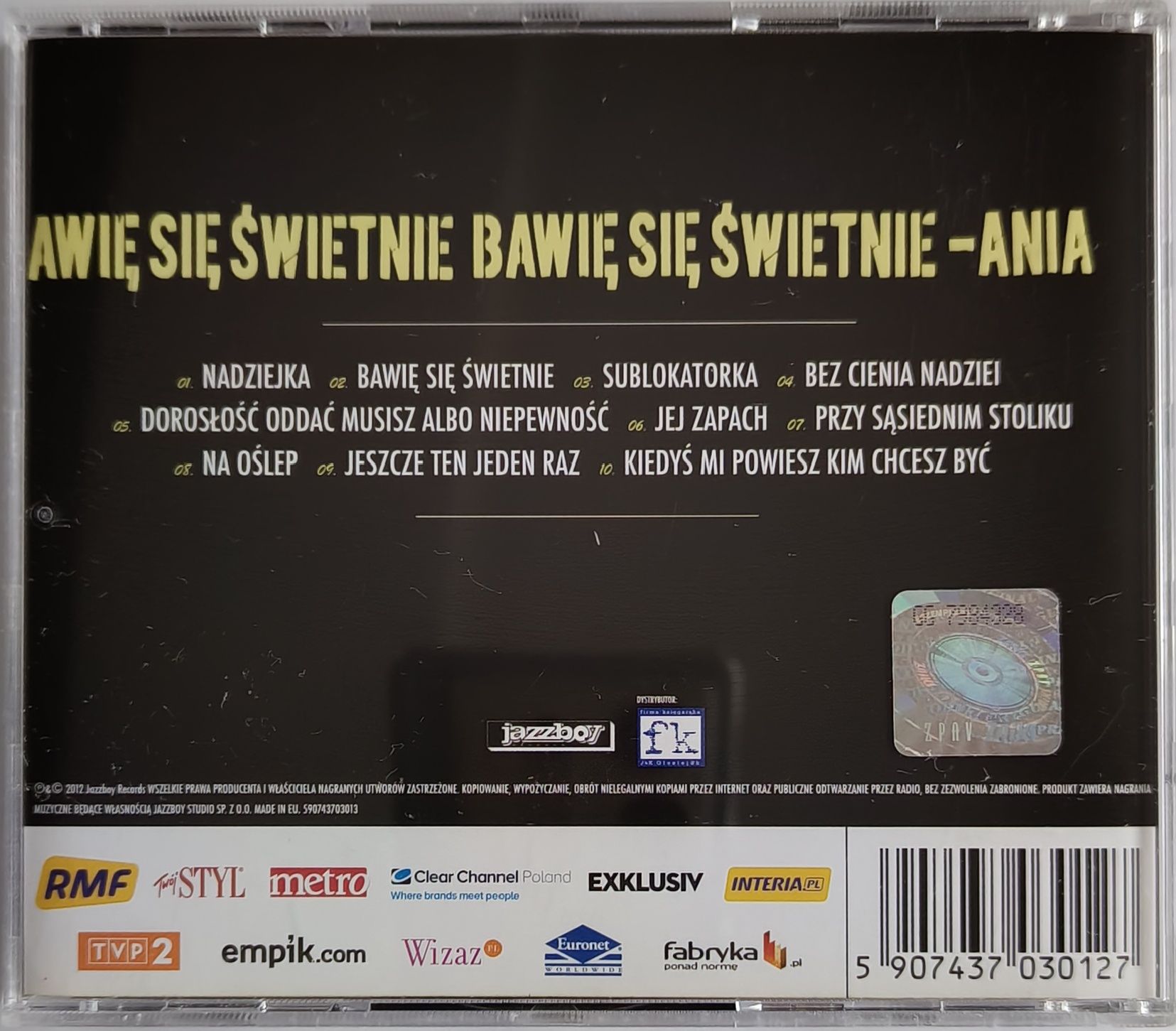 Ania Bawię Się Świetnie 2012r I Wydanie