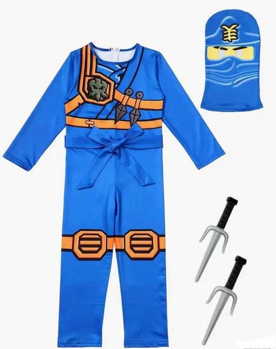 Ninjago Ninja niebieski Jay kostium strój przebranie