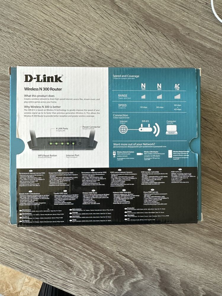 Роутер d link n 300