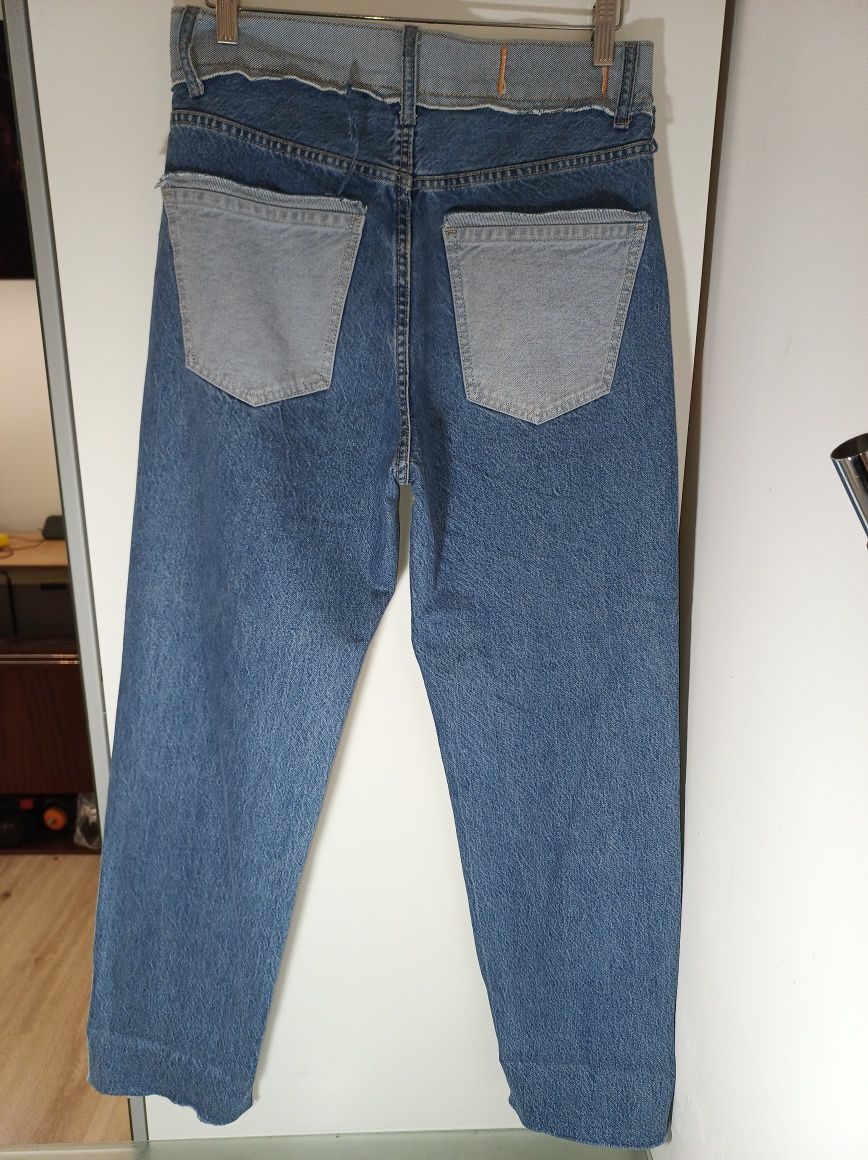 Spodnie,  DENIM '90S r 30 , Bershka