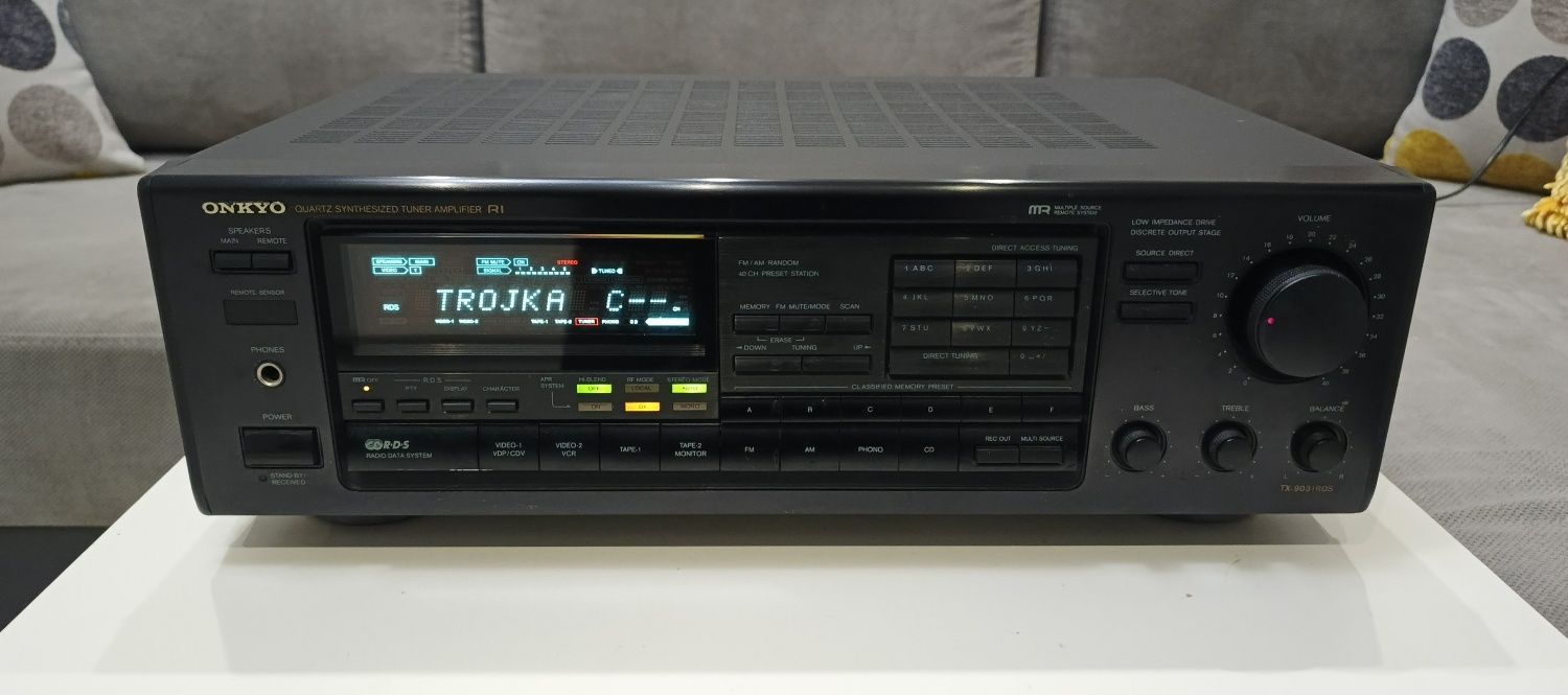 ONKYO TX-9031 RDS amplituner A/V. Stan idealny.