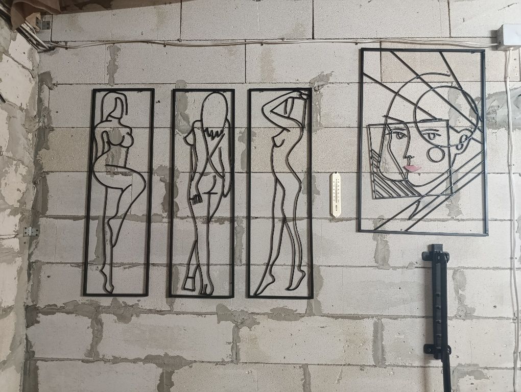 Лофт картина, панно на стену из металла