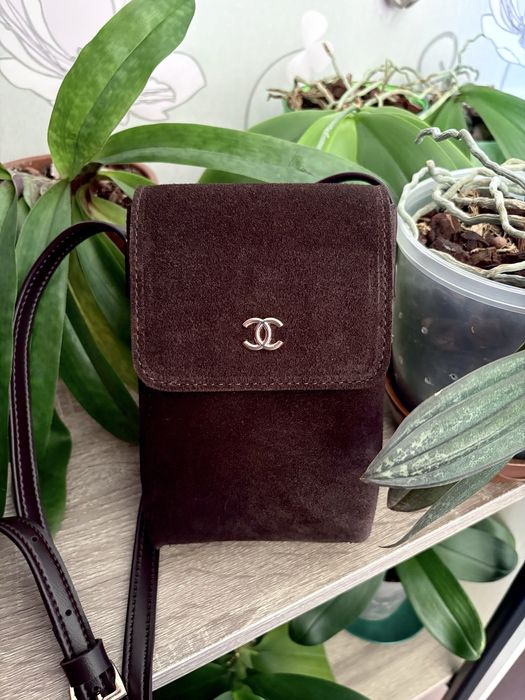 Сумочка під телефон натуральна замша Valetta collection, сумки замша