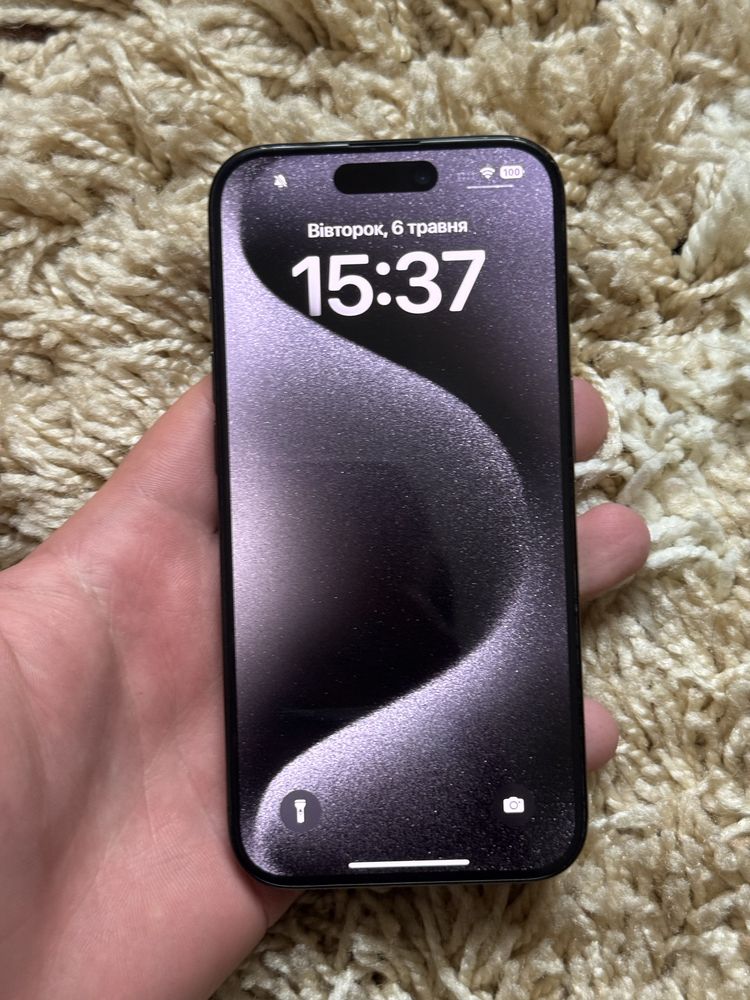 iPhone 15 Pro 128Gb Neverlock, global, Black Titanium
