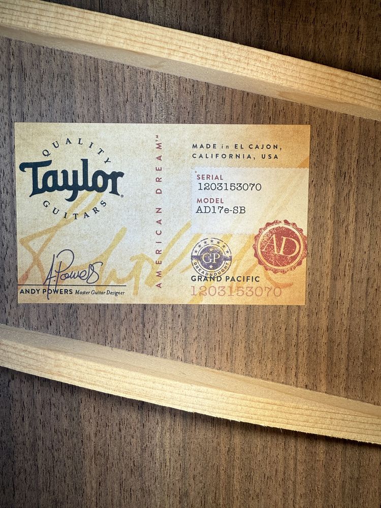 Gitara akustyczna Taylor 17e-SB