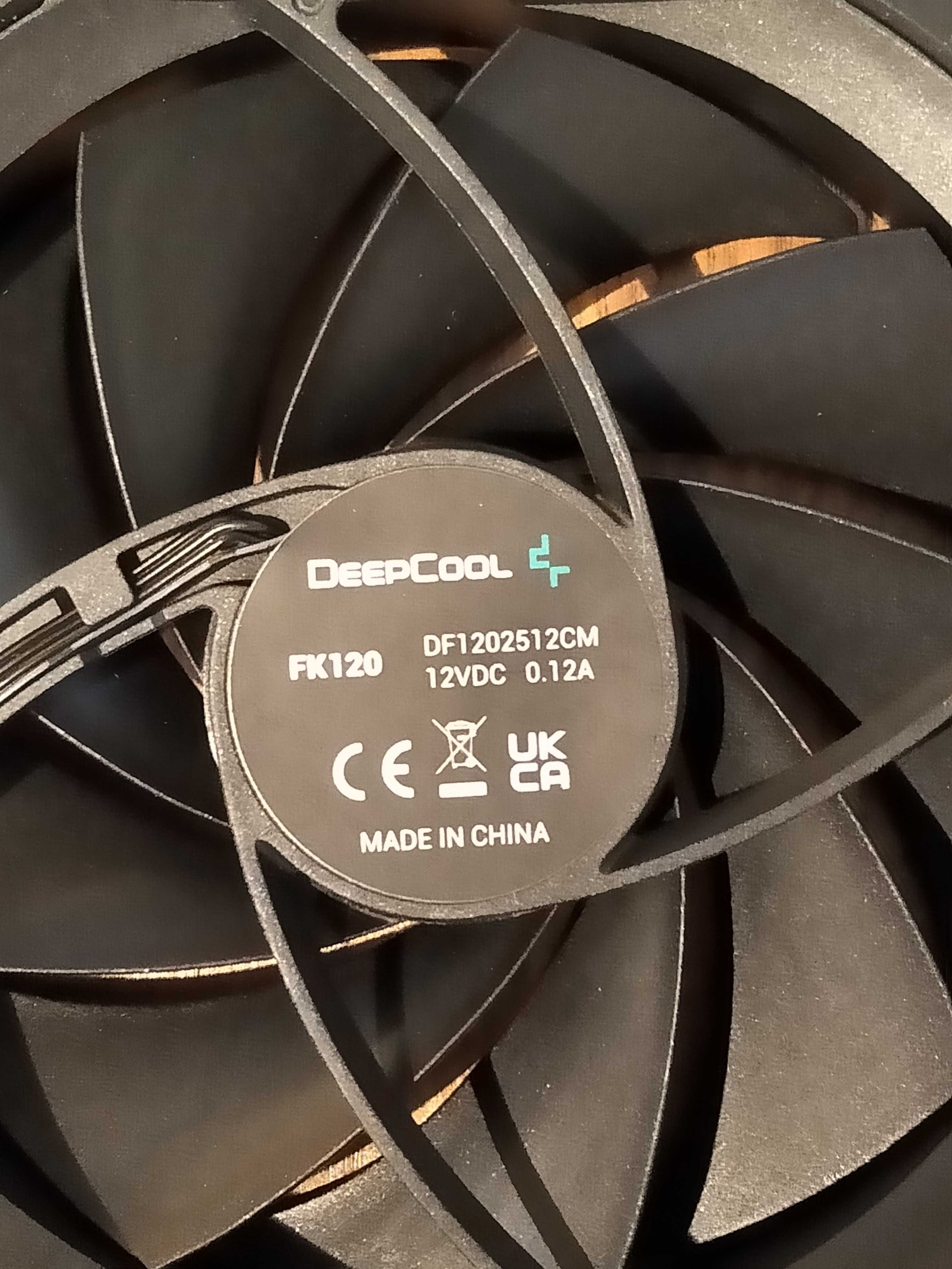 2 wentylatory 120mm DEEPCOOL FK120 12V PWM 1850obr NOWE