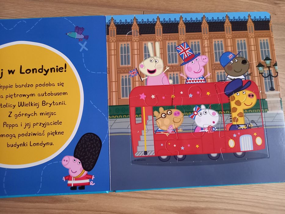 Książka z puzzlami Świnka Peppa