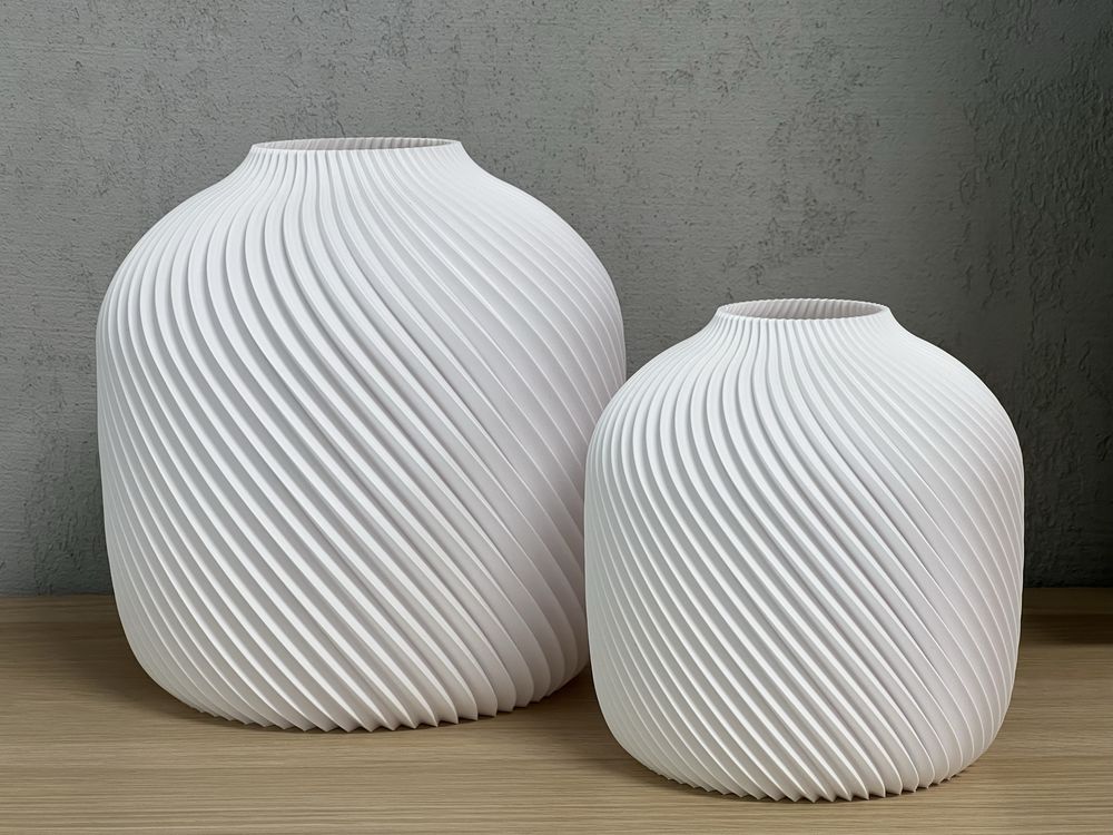 WAZON • Spiralny Mały 15cm • BIAŁY