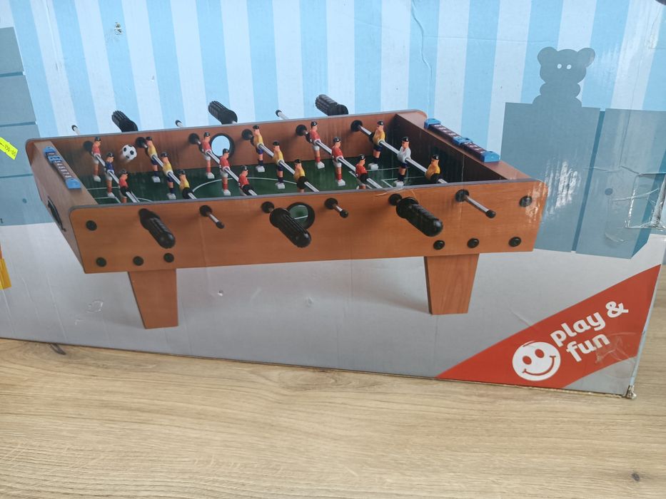 Gra mini piłkarzyki dla dzieci stół piłkarski legler 6702