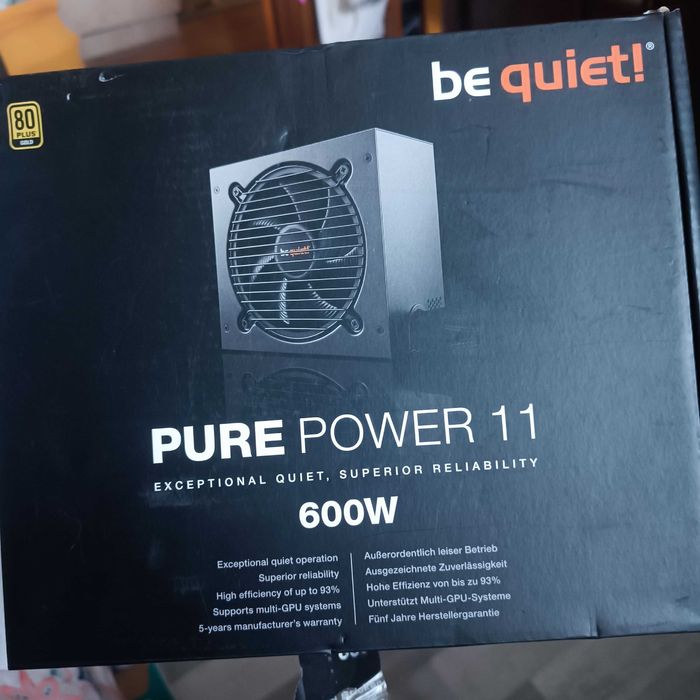 Zasilacz Be Quiet! PURE POWER 11 600W 80+ Gold – Cichy i Mocny