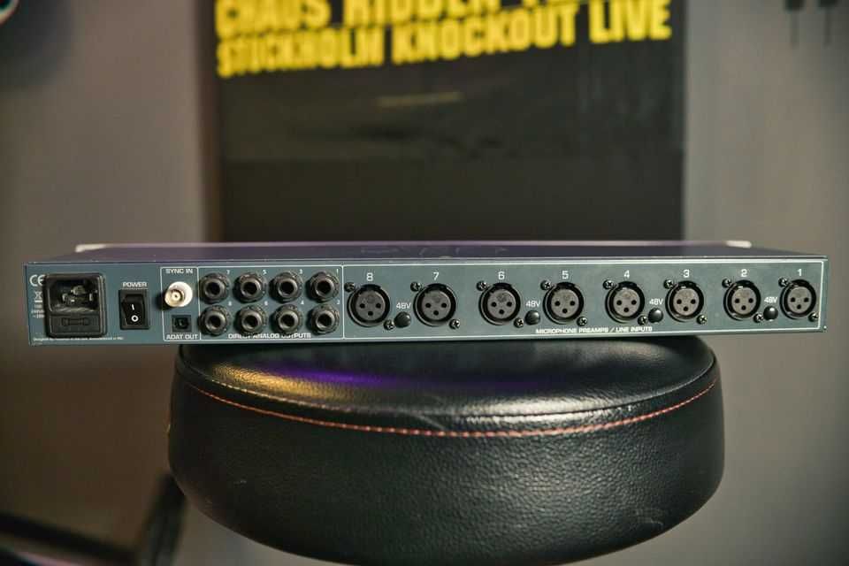 Presonus DigiMax D8 (pré-amp de microfone 8 vias ADAT) NOVO PREÇO