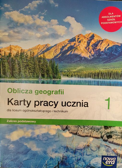 Oblicza geografii Karty pracy ucznia 1 Nowa Era