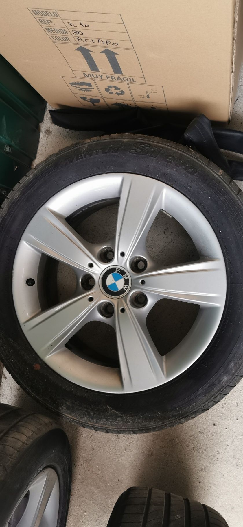 Jantes e pneus bmw 16 5x120