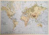 Poster Atlas / Mapa mundo