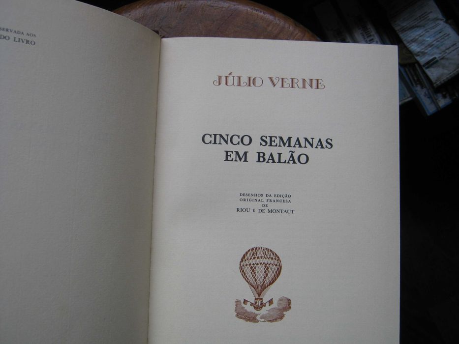 Livro 5 semanas em balão