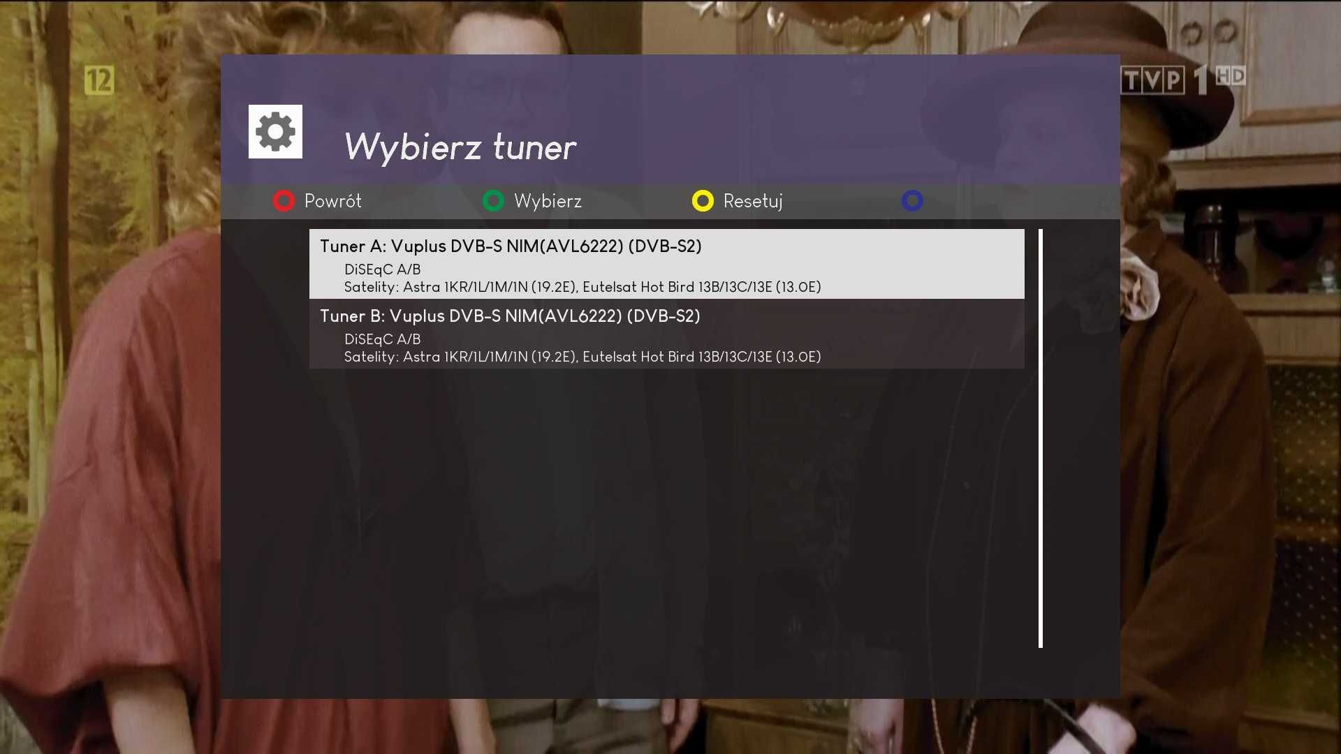 Tuner  Vu+ Dual DVB-S2