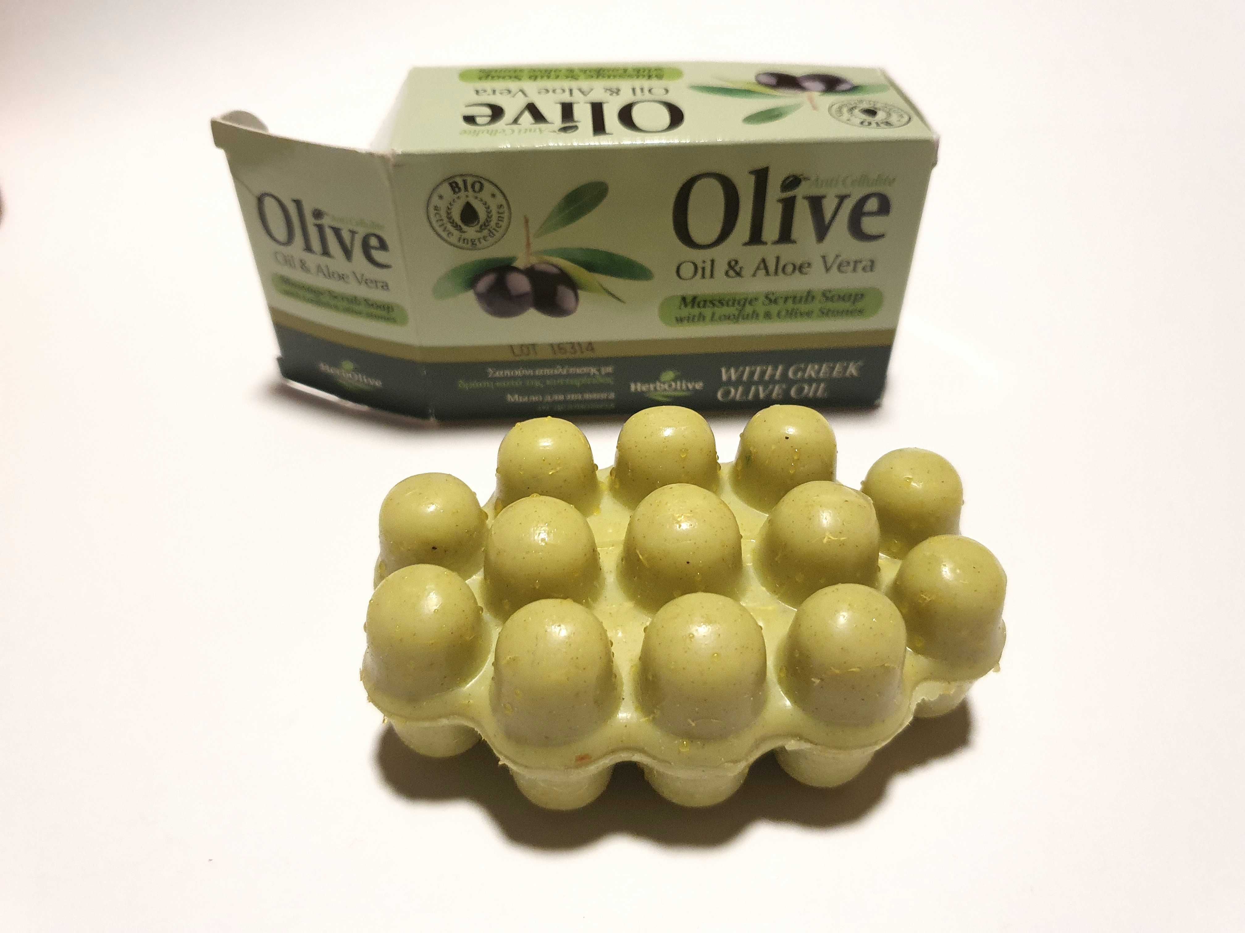 Mydło antycellulit do masażu Scrub Oliwa i Aloe Vera