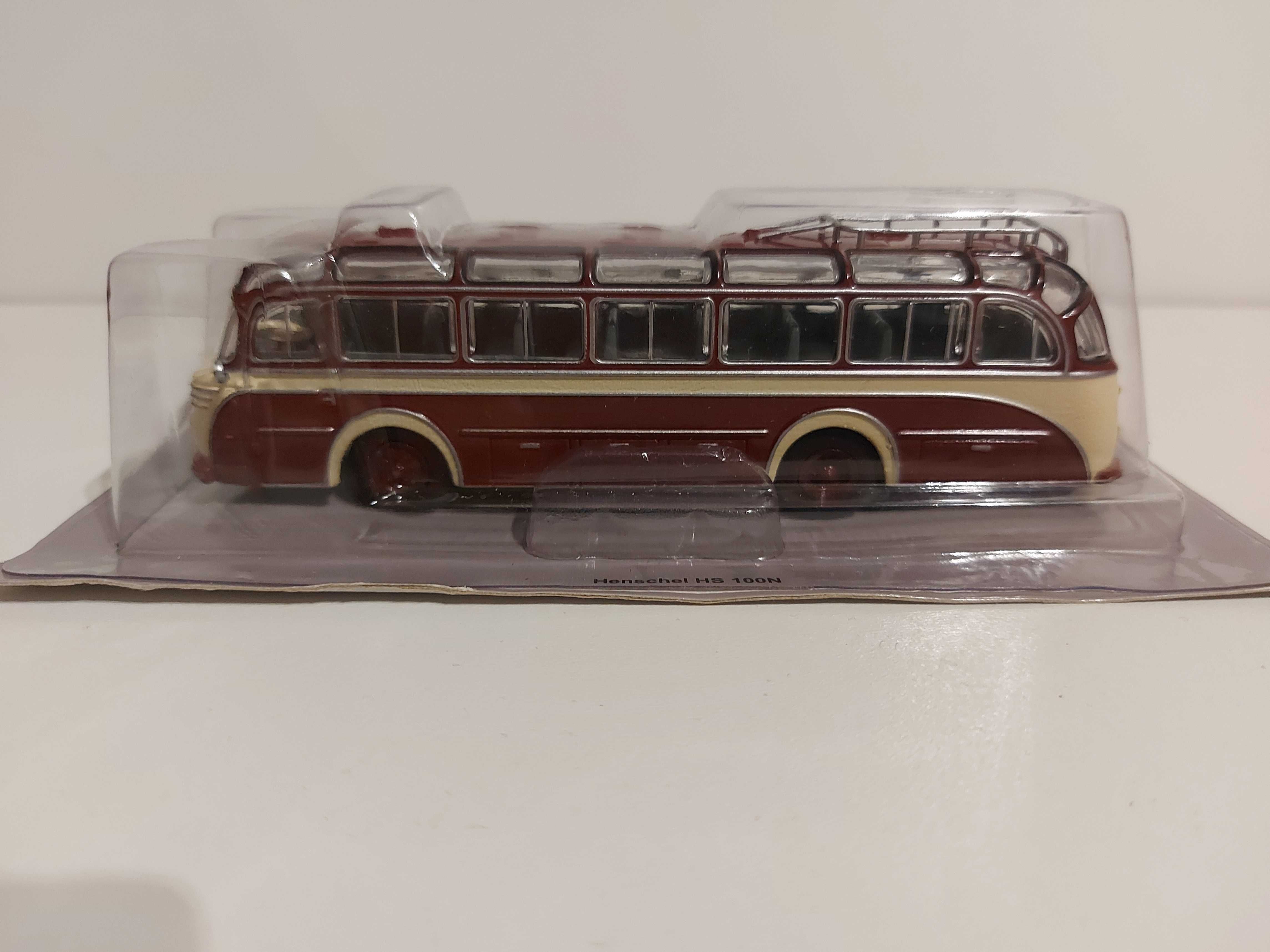Kultowe autobusy PRL Henschel HS 100N Deagostini 1:72