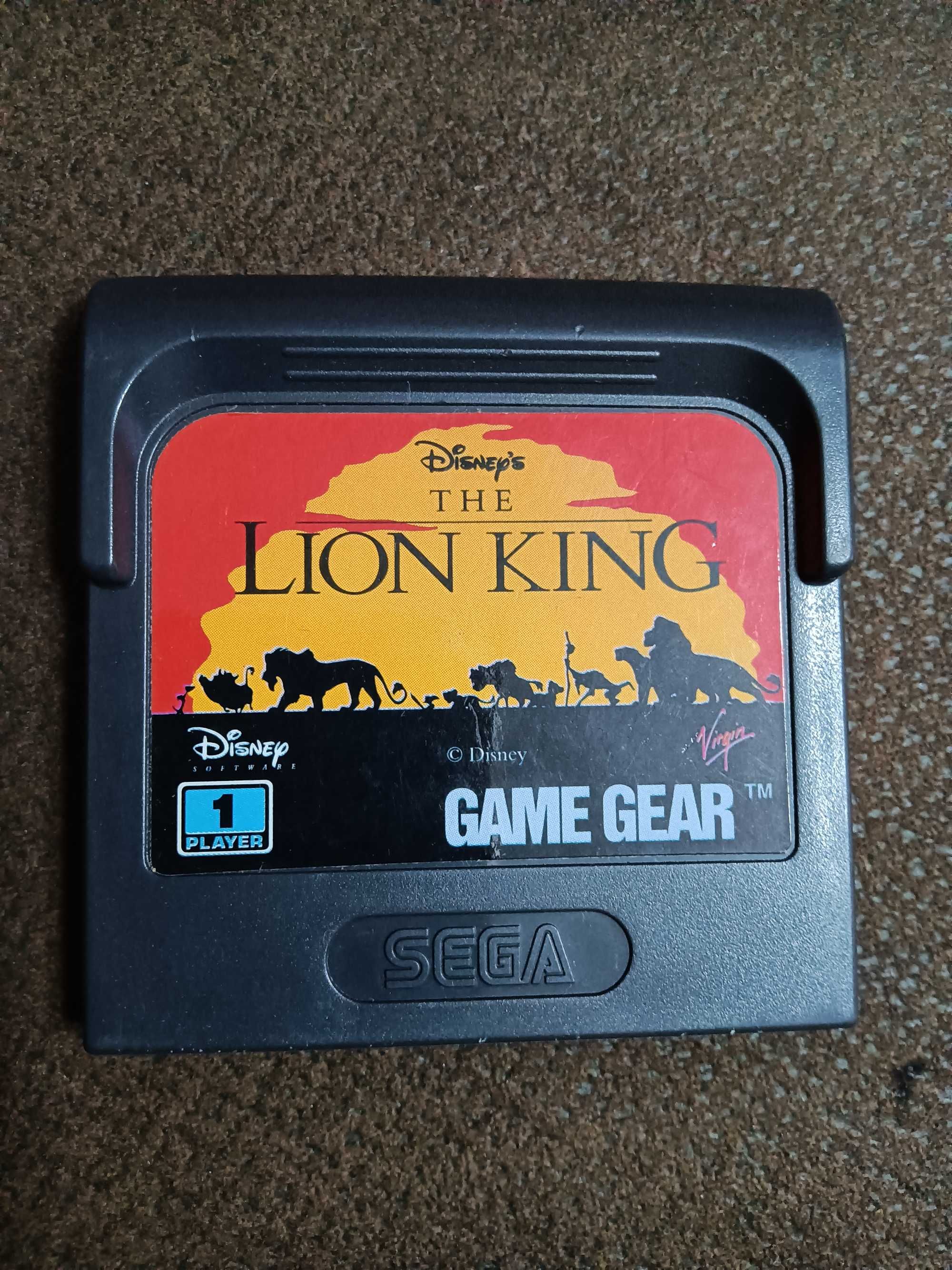 Jogo sega game gear the Lion king e sega game pack 4 in 1