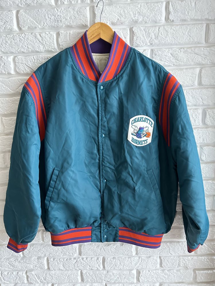 Куртка бомбер nba basketball jacket charlotte hornets