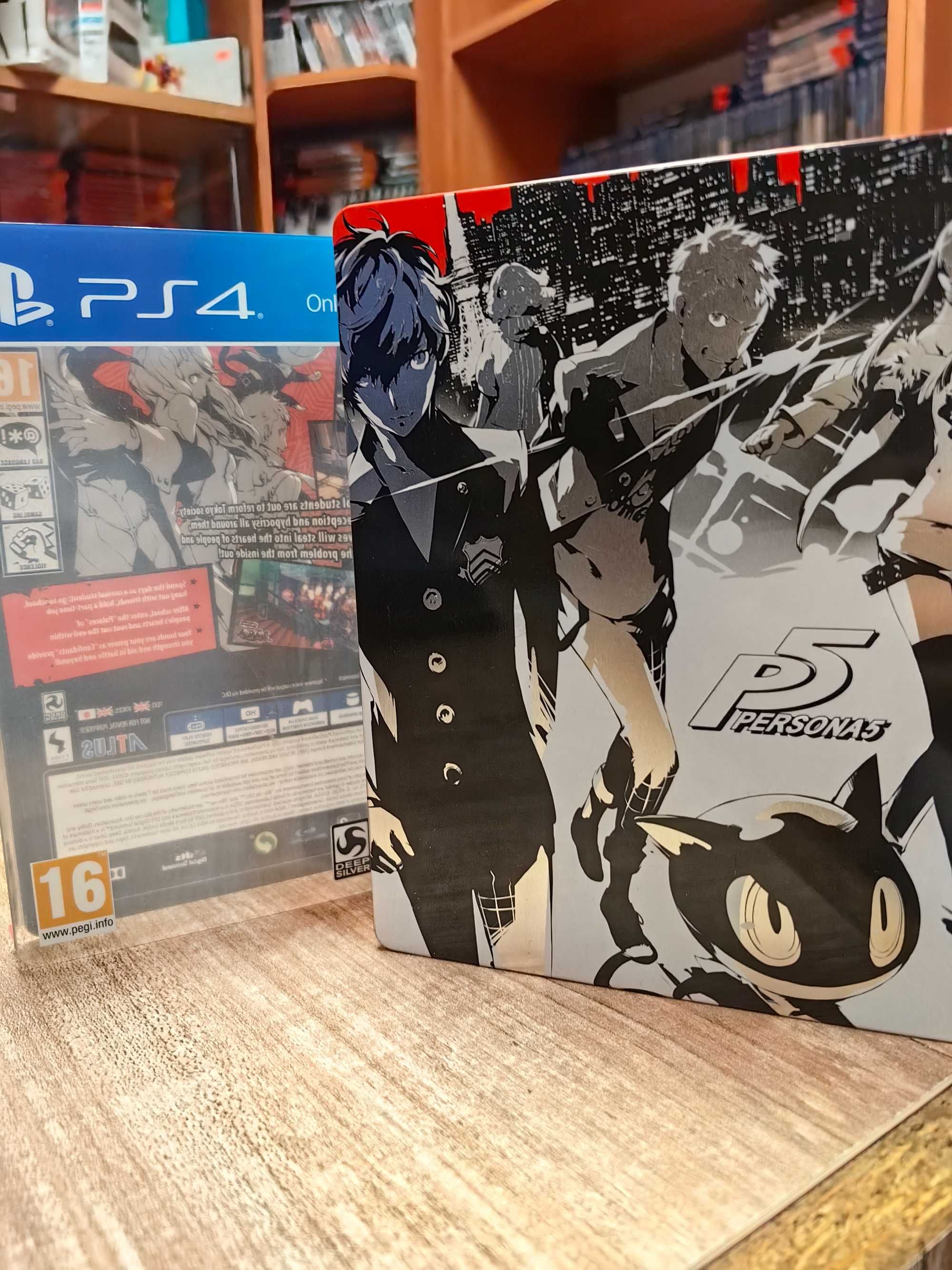 PERSONA 5 STEELBOOK PS4-Sony PlayStation 4 (PS4) PS5 SklepRetroWWA