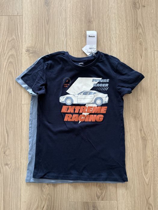 Koszulka t-shirt 140 2pak zestaw komplet krótki rękaw sinsay nowe