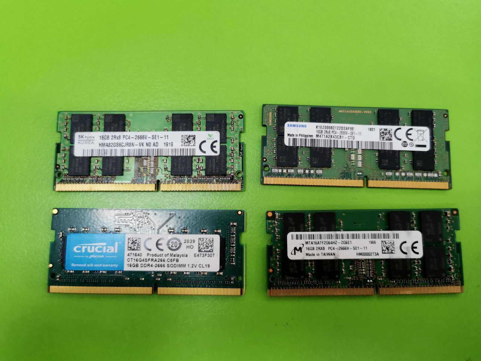 DDR4 16Gb 2666MHz SO-DIMM Оперативна пам'ять для ноутбука ДДР4 16Гб