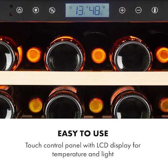 Chłodziarka do wina, winiarka lodówka 165 but LED Klarstein  FH-05