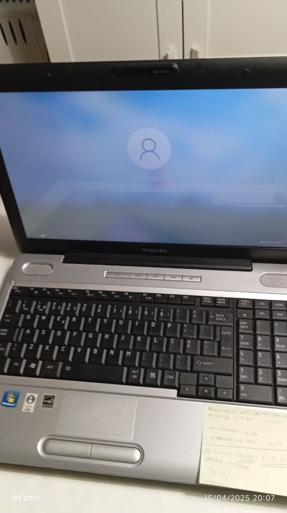 Vendo portáteis Toshiba/LG/ASUS
