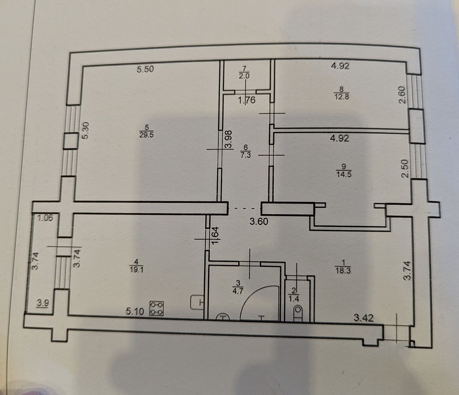 Продаж 3 кімнатної Центр, вул Мулика