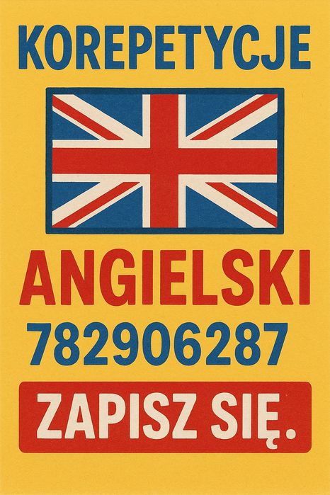 Korepetycje z języka angielskiego!