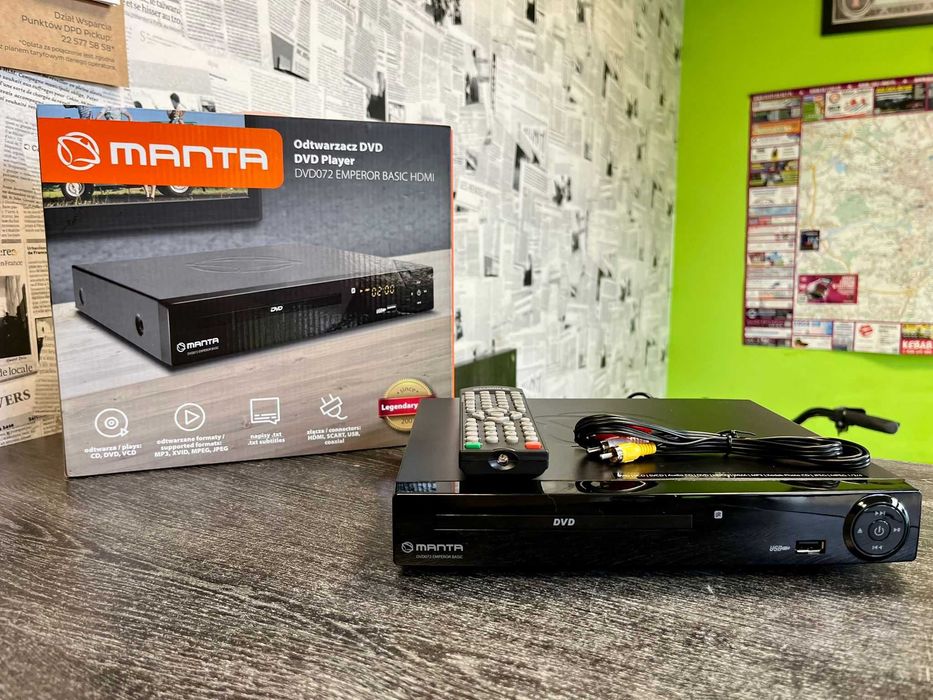 Manta DVD072 Emperor Basic HDMI – pełny komplet, GW