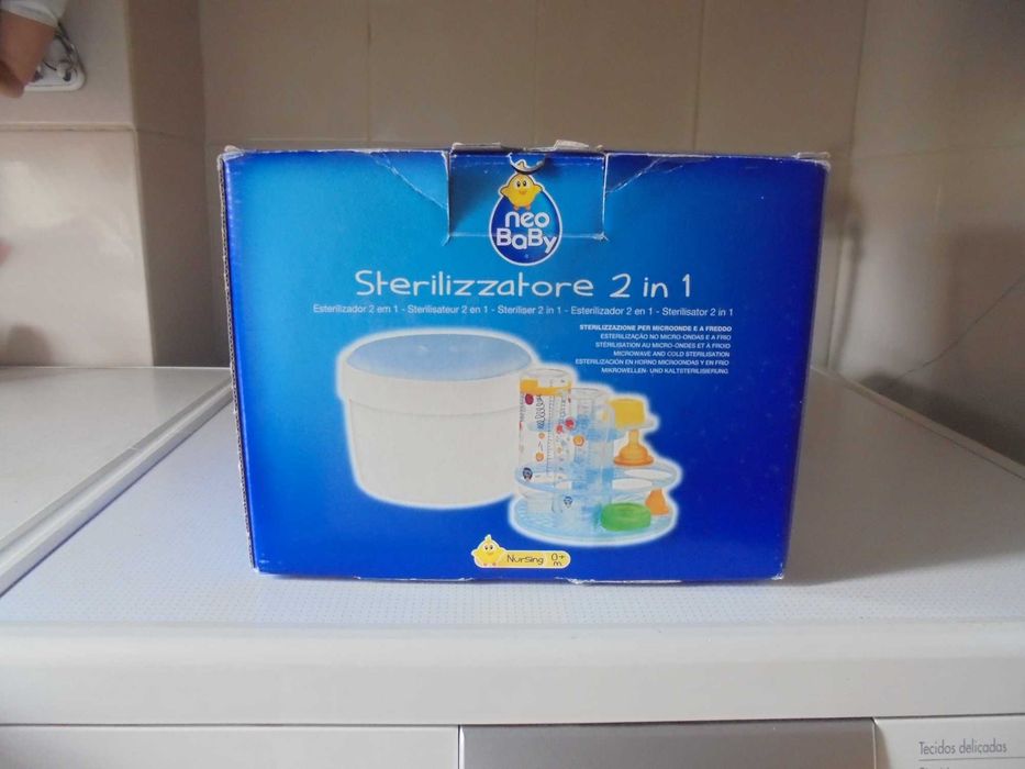 Esterilizador para biberões de bebé