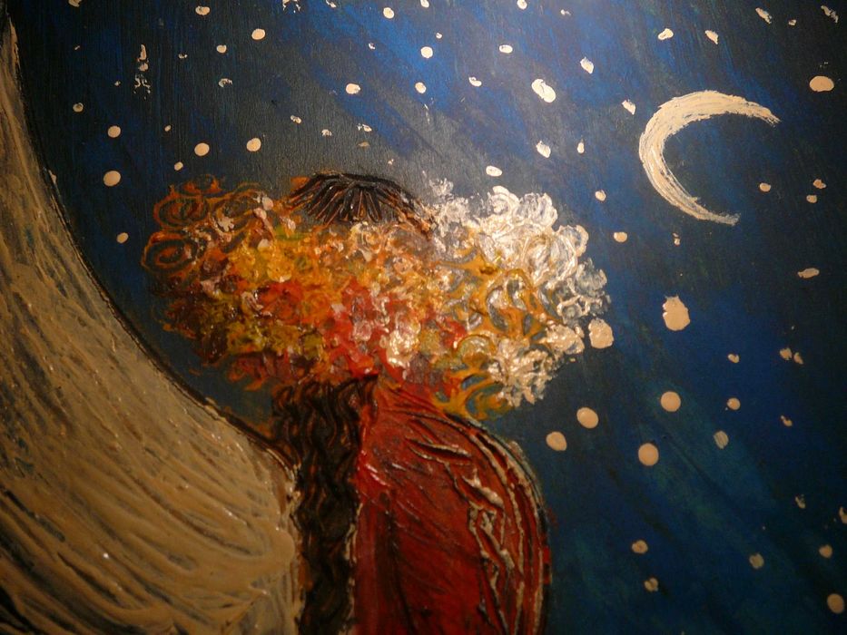 Nowe zawieszki aniołki 2szt  + obraz   anioł